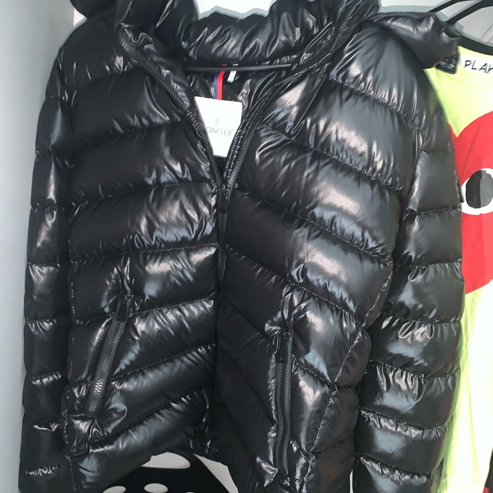 Women’s Moncler Black Down Badyfur Jacket